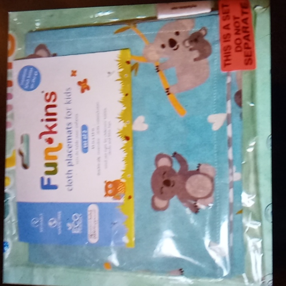 Cloth Placemats for Kids reusable eco friendly